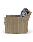 LOOMLAN Outdoor - Milan Swivel Glider Lounge Chair Premium Wicker Furniture Made In USA - Outdoor Lounge Chairs