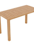 LOOMLAN Outdoor - Mirador Rectangular Teak Outdoor Counter Height Table - Outdoor Counter Tables
