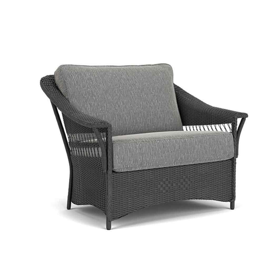 LOOMLAN Outdoor - Nantucket Chair and a Half Premium Wicker Furniture Lloyd Flanders - Outdoor Lounge Chairs