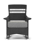 LOOMLAN Outdoor - Nantucket Porch Rocker Premium Wicker Furniture - Outdoor Lounge Chairs