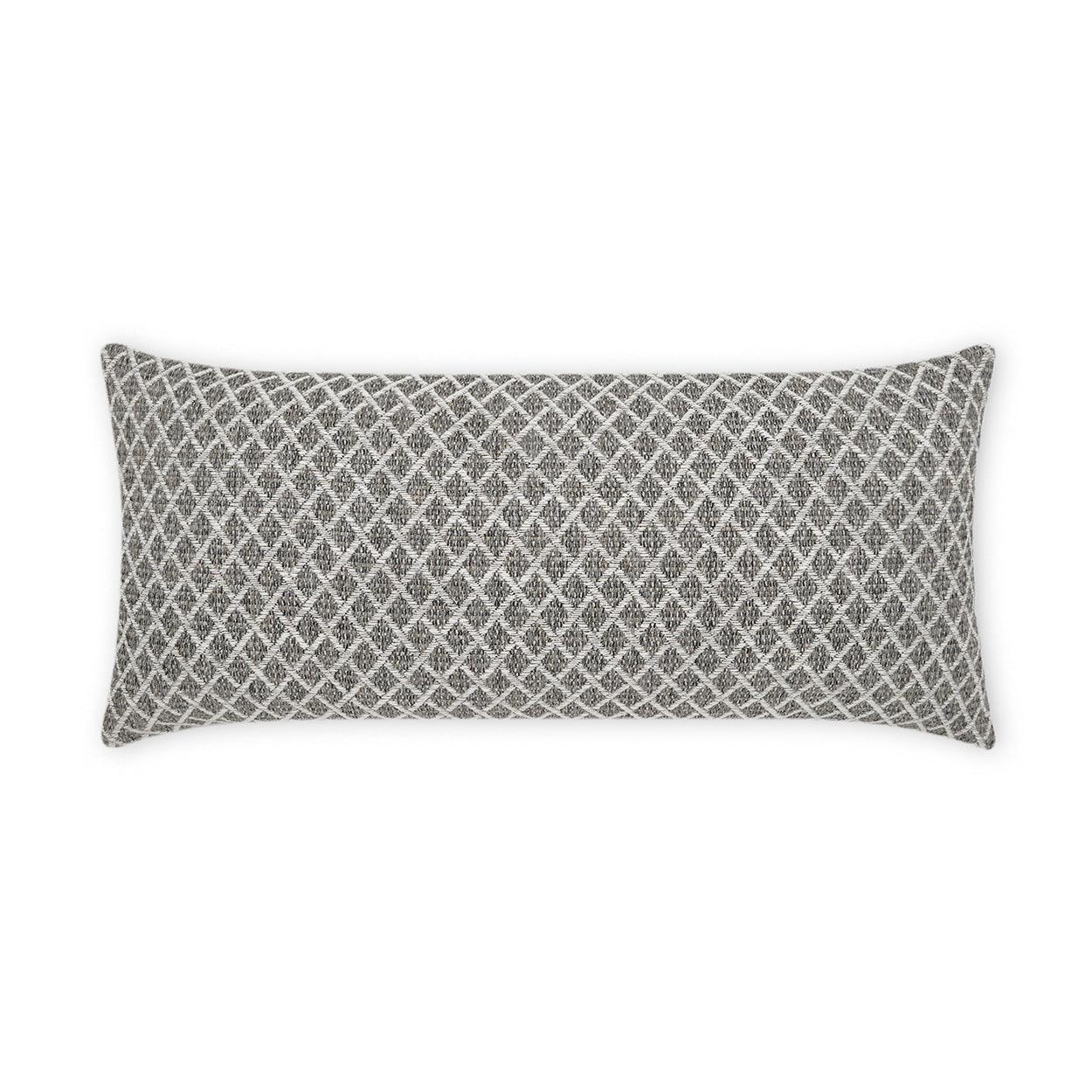 LOOMLAN Outdoor - Outdoor Ambree Lumbar Pillow - Ebony - Outdoor Pillows