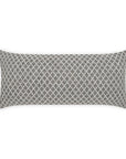 LOOMLAN Outdoor - Outdoor Ambree Lumbar Pillow - Ebony - Outdoor Pillows