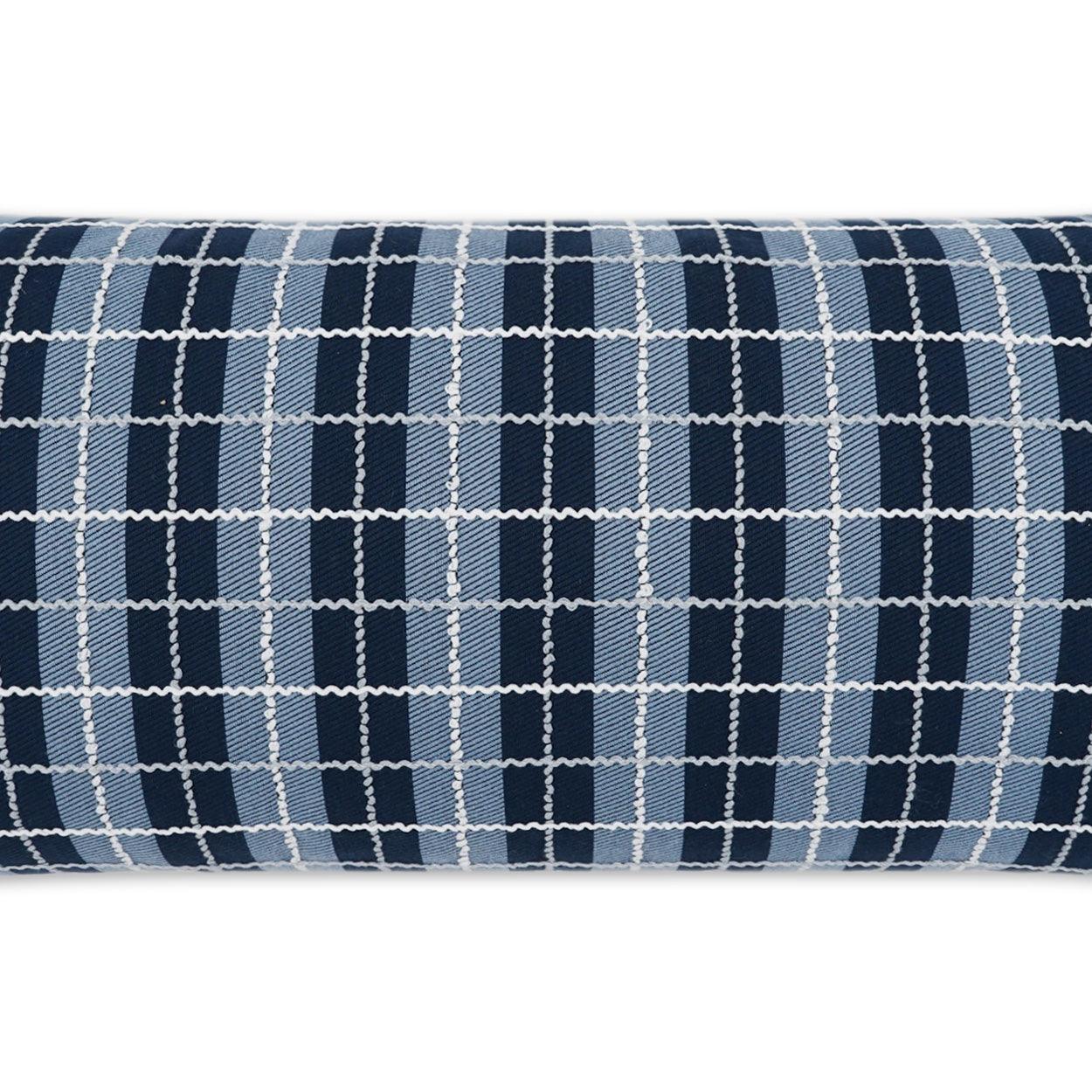LOOMLAN Outdoor - Outdoor Ando Lumbar Pillow - Azure - Outdoor Pillows