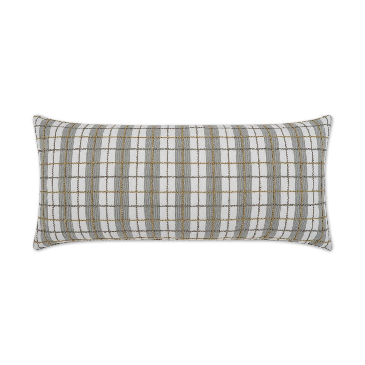 LOOMLAN Outdoor - Outdoor Ando Lumbar Pillow - Sea Salt - Outdoor Pillows