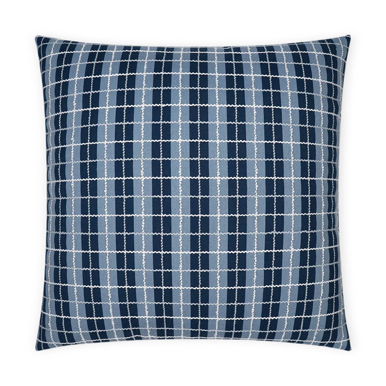LOOMLAN Outdoor - Outdoor Ando Pillow - Azure - Outdoor Pillows