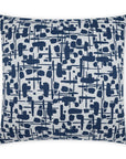 LOOMLAN Outdoor - Outdoor Jargon Pillow - Blue - Outdoor Pillows
