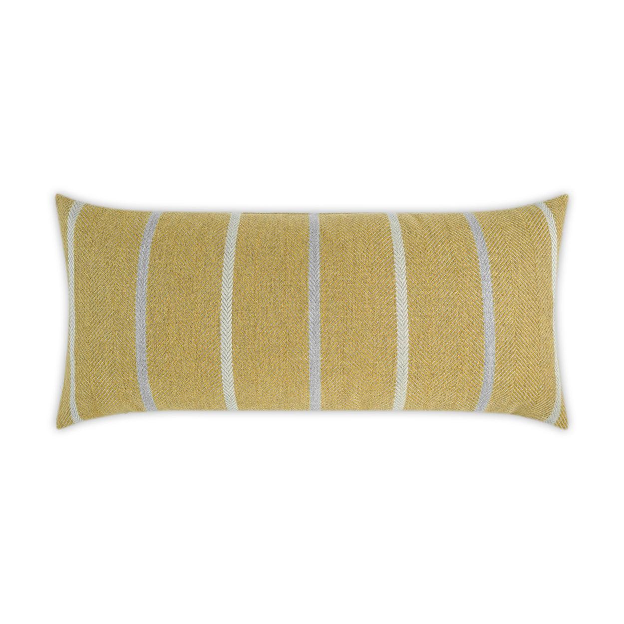 LOOMLAN Outdoor - Outdoor Sterling Lumbar Pillow - Saffron - Outdoor Pillows