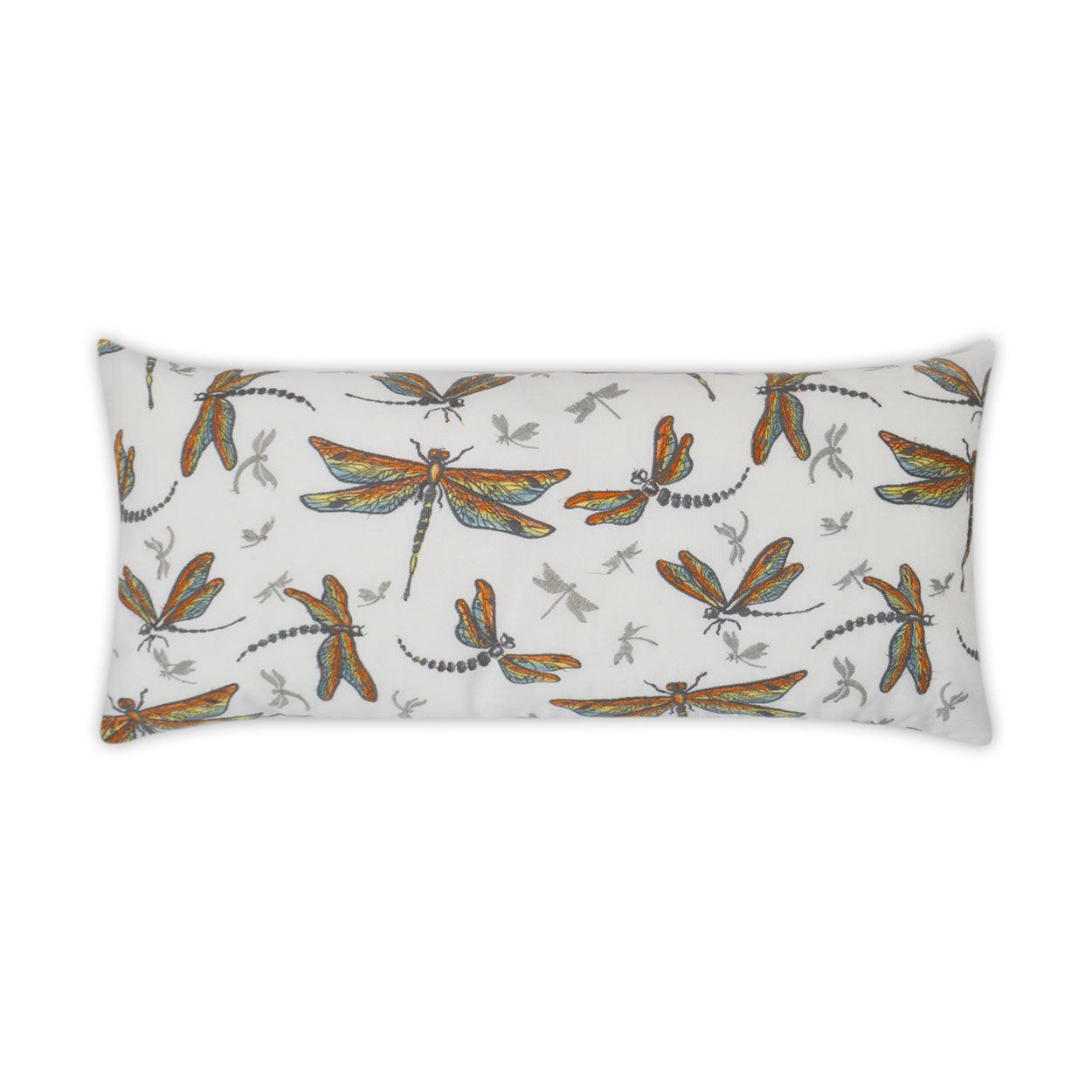 LOOMLAN Outdoor - Outdoor Sun Dragons Lumbar Pillow - Outdoor Pillows