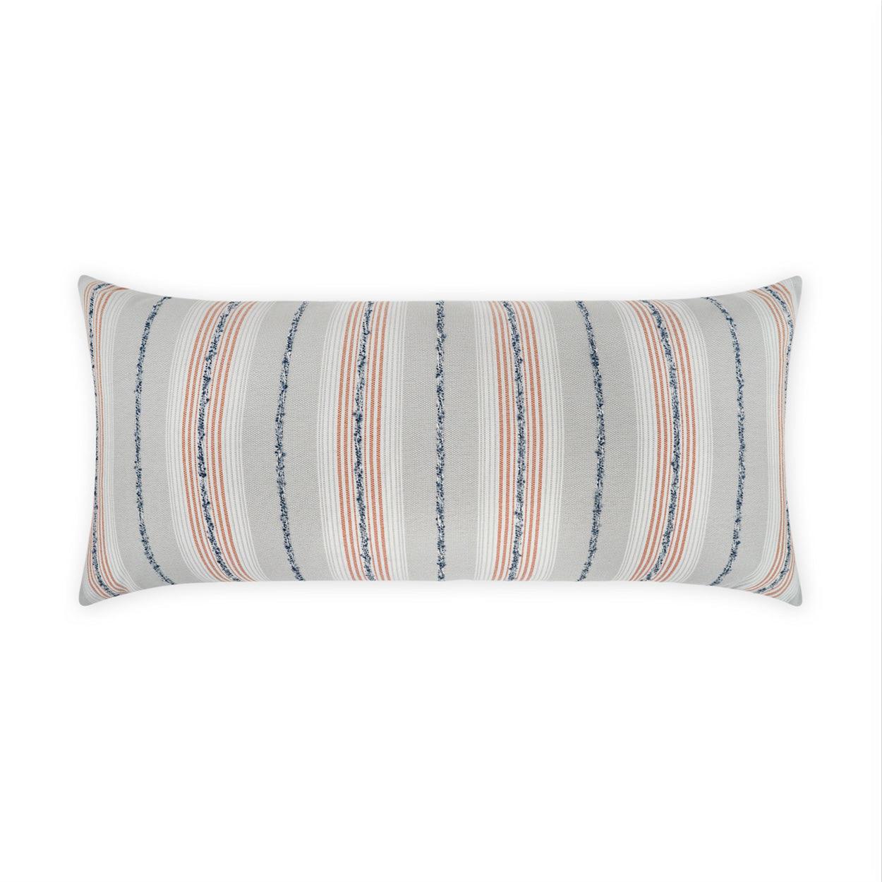 LOOMLAN Outdoor - Outdoor Sunkist Lumbar Pillow - Coral - Outdoor Pillows