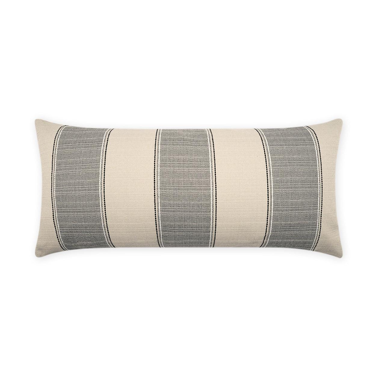 LOOMLAN Outdoor - Outdoor Tampa Lumbar Pillow - Linen - Outdoor Pillows