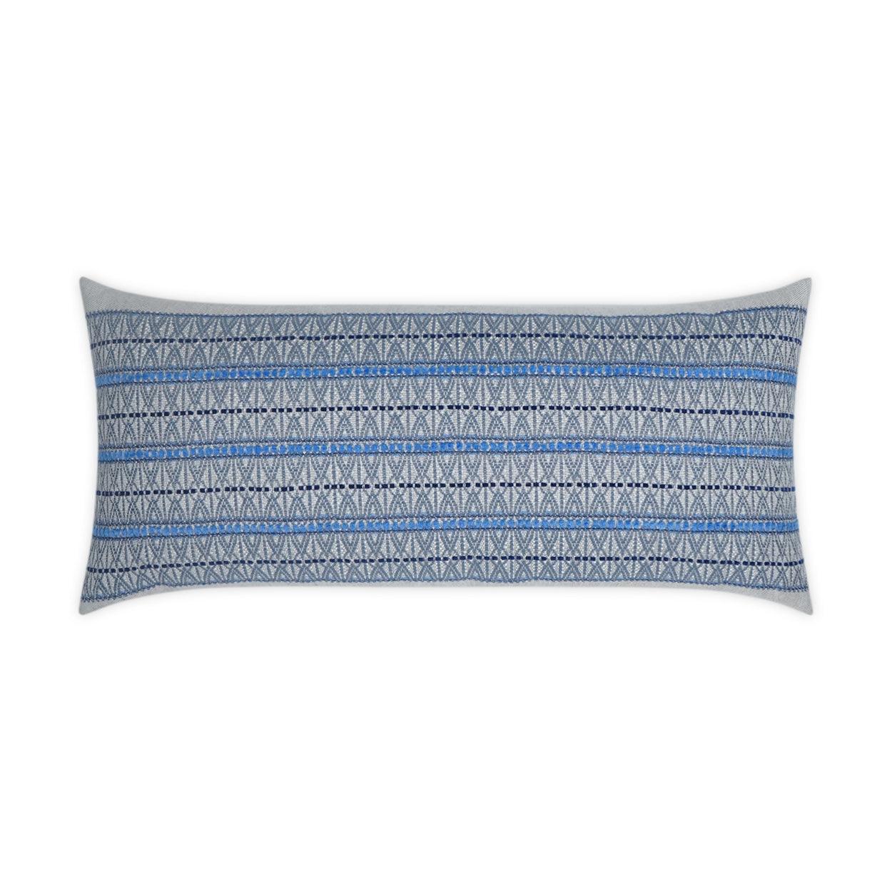 LOOMLAN Outdoor - Outdoor Vevi Lumbar Pillow - Sky - Outdoor Pillows