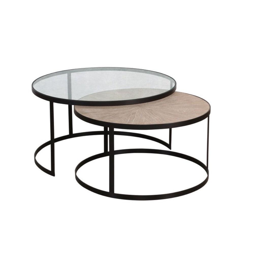 LOOMLAN Outdoor - Pierre S/2 Coffee Table Natural - Outdoor Coffee Tables
