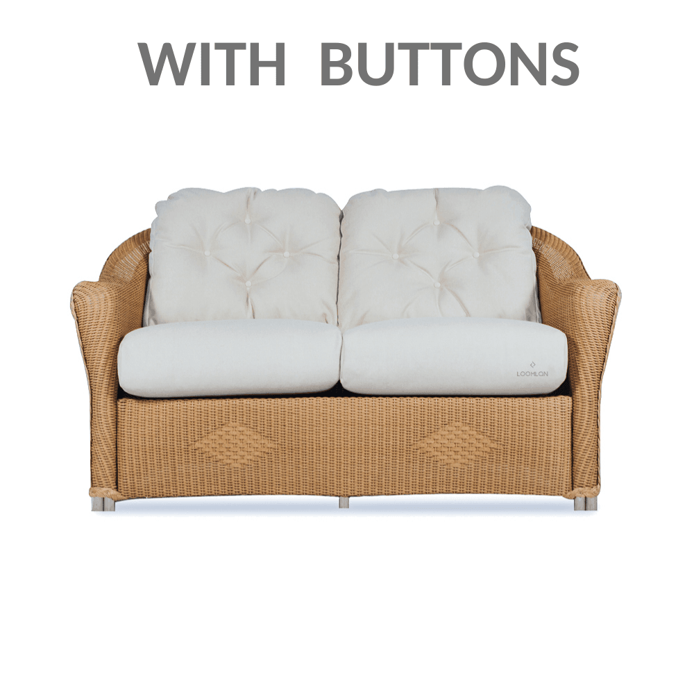LOOMLAN Outdoor - Reflections Outdoor Replacement Cushions for Loveseat Lloyd Flanders - Outdoor Replacement Cushions