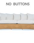 LOOMLAN Outdoor - Reflections Replacement Cushions for Crescent Sofa Lloyd Flanders - Outdoor Replacement Cushions