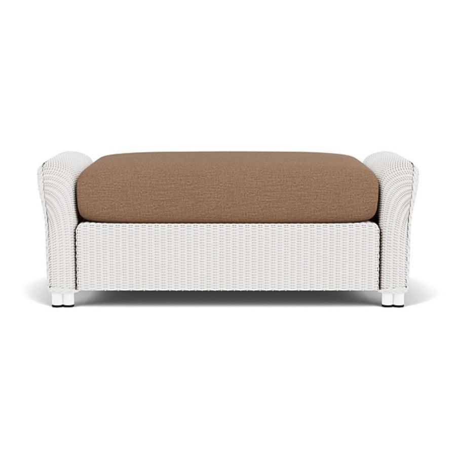 LOOMLAN Outdoor - Reflections Replacement Cushions for Large Ottoman Lloyd Flanders - Outdoor Replacement Cushions