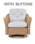 LOOMLAN Outdoor - Reflections Replacement Cushions for Swivel Glider Lounge Lloyd Flanders - Outdoor Replacement Cushions