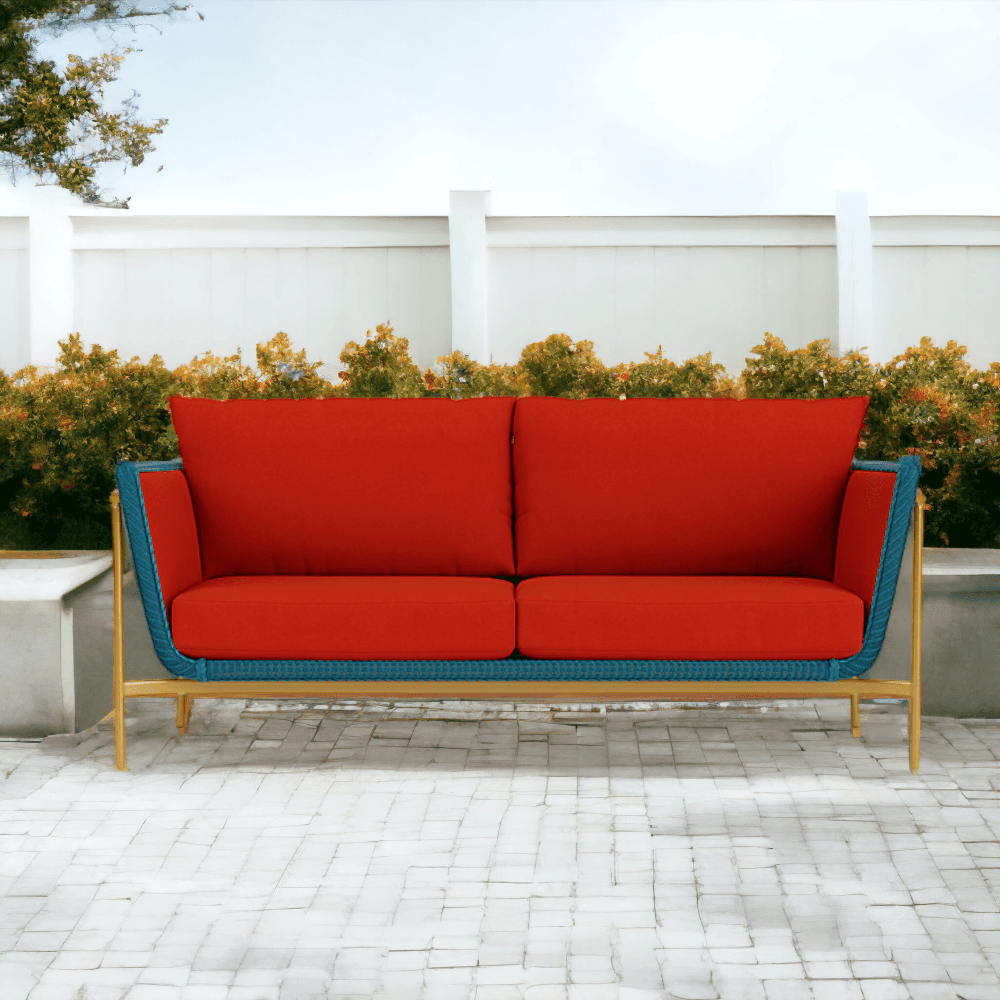 LOOMLAN Outdoor - Solstice Outdoor 3 Seater Sofa Deep Seating Patio Furniture Lloyd Flanders - Outdoor Sofas & Loveseats