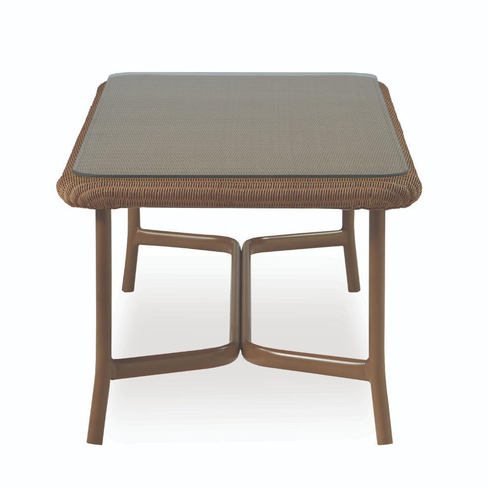 LOOMLAN Outdoor - Solstice Outdoor Rectangle Coffee Table Patio Furniture Lloyd Flanders - Outdoor Side Tables