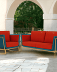 LOOMLAN Outdoor - Solstice Outdoor Wicker Lounge Rocker Chair Patio Furniture - Outdoor Lounge Chairs