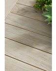 LOOMLAN Outdoor - Square Carmel Outdoor 42" Square Counter Table Gray Teak - Outdoor Counter Tables