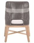 LOOMLAN Outdoor - Tapestry Rope Outdoor Dining Chair Set of 2 Grey Rope - Outdoor Dining Chairs