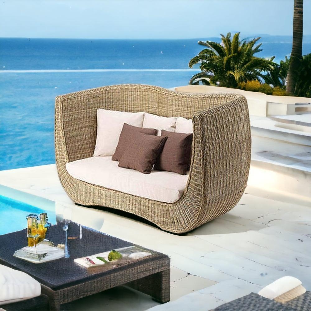 LOOMLAN Outdoor - Venice Daybed Commercial Grade Outdoor Furniture - Outdoor Cabanas &amp; Loungers