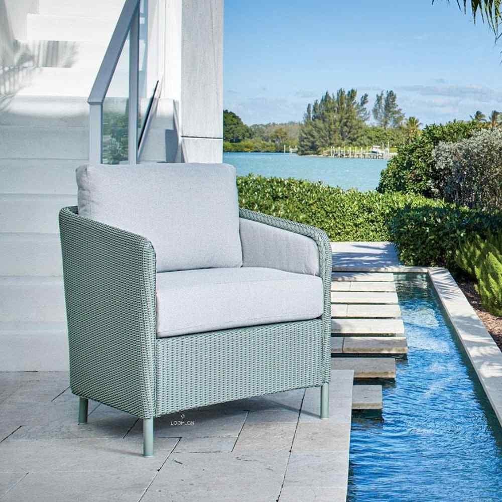 LOOMLAN Outdoor - Visions Lounge Chair Premium Wicker Furniture Lloyd Flanders - Outdoor Lounge Chairs