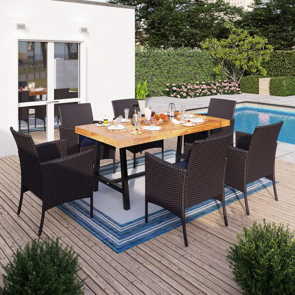 Designing Your Outdoor Oasis with Stylish Modern Dining Sets – LOOMLAN ...