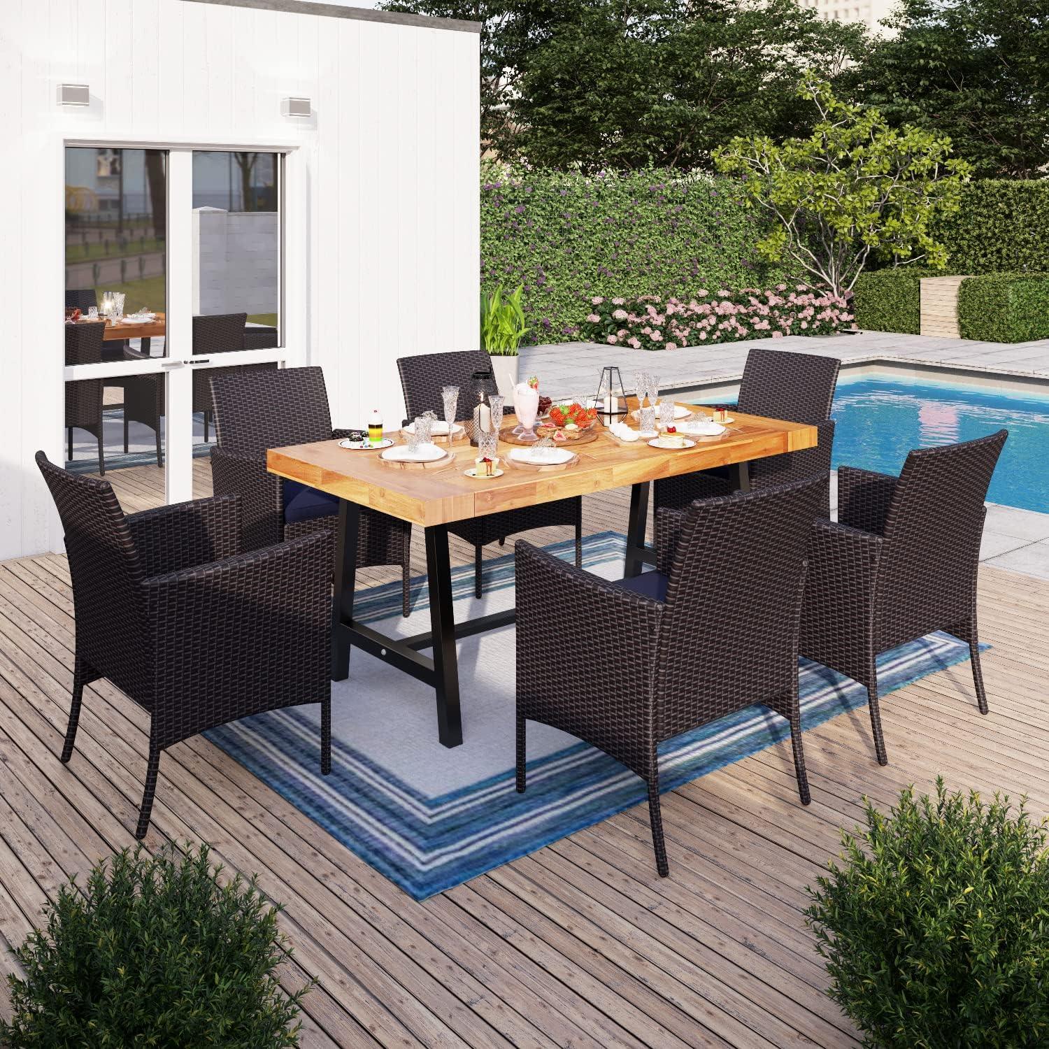 Designing Your Outdoor Oasis with Stylish Modern Dining Sets - LOOMLAN Outdoor