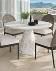 Calandri Fabric Outdoor Dining Chair 2PC