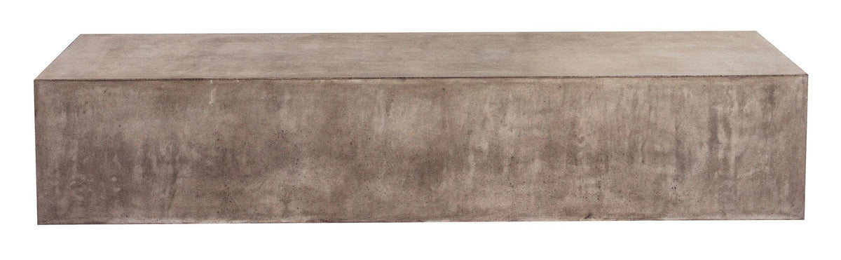 Monolith Concrete Outdoor Coffee Table -- view 4