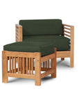 Summer Teak Outdoor Ottoman Sunbrella Cushions -- view 11
