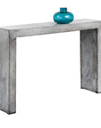 Axle Concrete Outdoor Rectangular Console Table