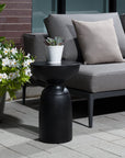 Goya Concrete Outdoor Round End Table