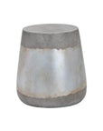 Aries Concrete Outdoor Round End Table