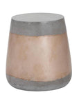 Aries Concrete Outdoor Round End Table