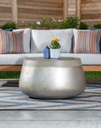 Aries Concrete Outdoor Round Coffee Table