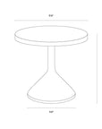 Adonis End Table Modern Concrete Suitable For Outdoors