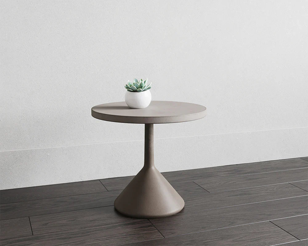 Adonis End Table Modern Concrete Suitable For Outdoors