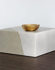 Kyson Coffee Table Silver Modern Concrete Design