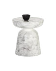 Lucida Concrete Outdoor Round End Table