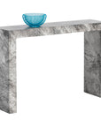 Axle Concrete Outdoor Rectangular Console Table