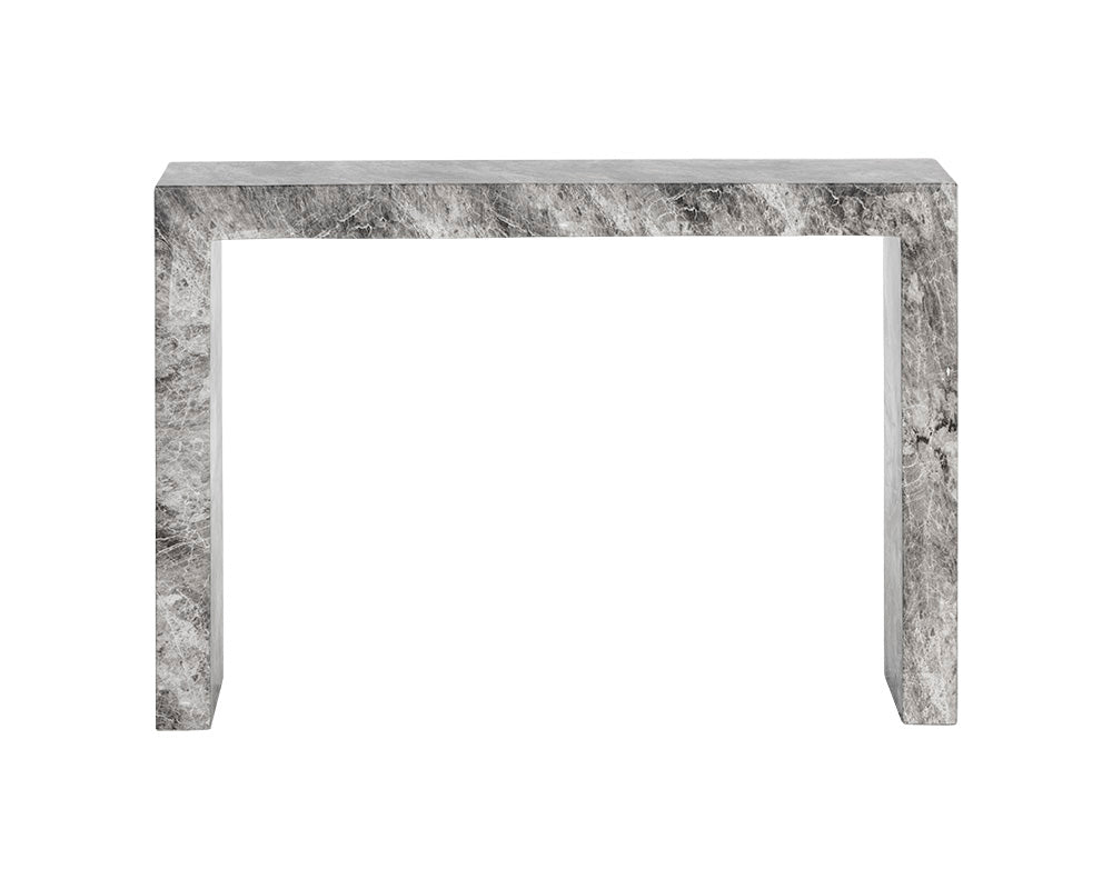 Axle Concrete Outdoor Rectangular Console Table