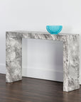 Axle Concrete Outdoor Rectangular Console Table