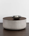 Diaz Outdoor Round Coffee Table