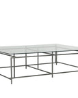 Bellagio Stainless Steel Framed Outdoor Coffee Table