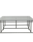 Bellagio Stainless Steel Framed Outdoor Coffee Table