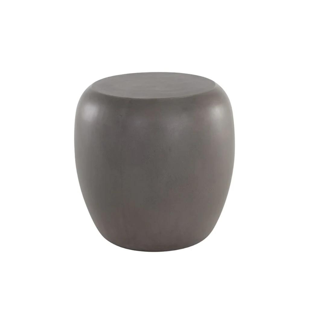 Iolite Concrete Outdoor Round End Table