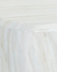 Spezza Coffee Table Marble Look Cream Modern Design