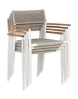 Kona Stackable Dining Armchair (Set of 2)